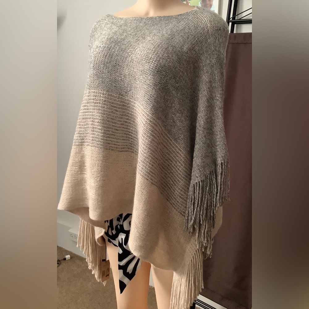 Poncho scarf